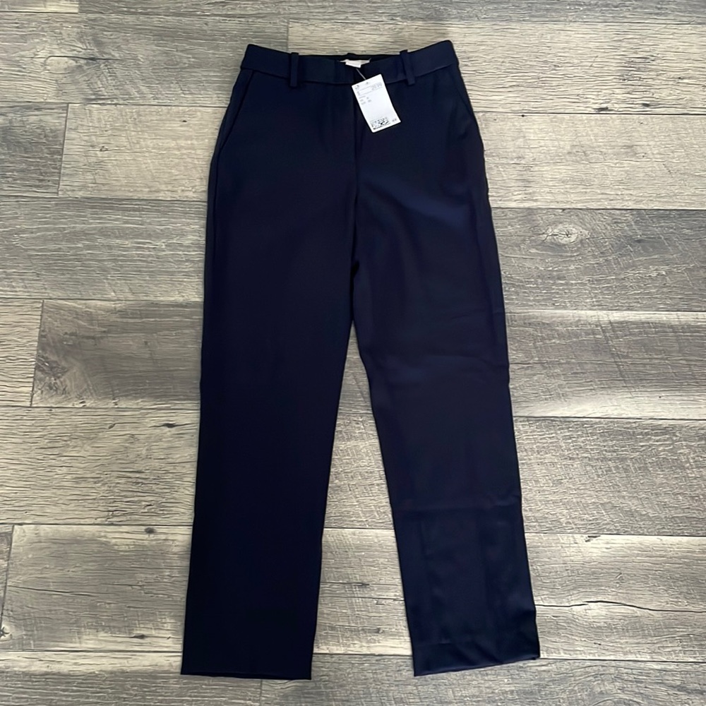 H&M Pant In Navy Blue